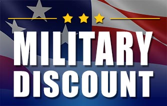 We offer a Military Discount