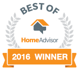 HomeAdvisor awarded Jolt Electrical Services as a Best of HomeAdvisor 2016 Winner